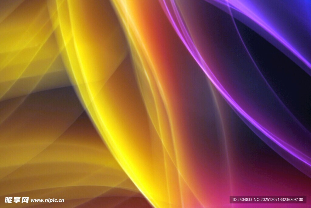 绚丽多彩的动感光线背景