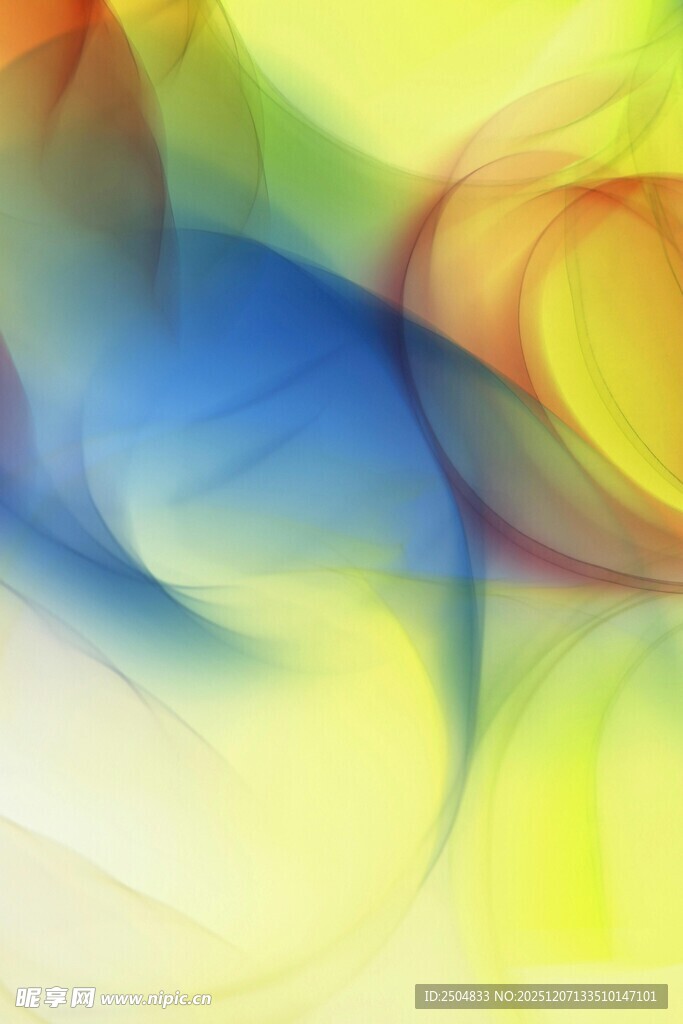 梦幻多彩抽象流体背景图
