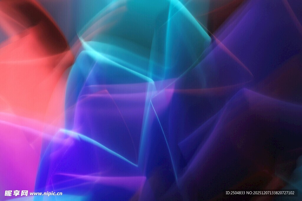 炫彩动感抽象光影背景图