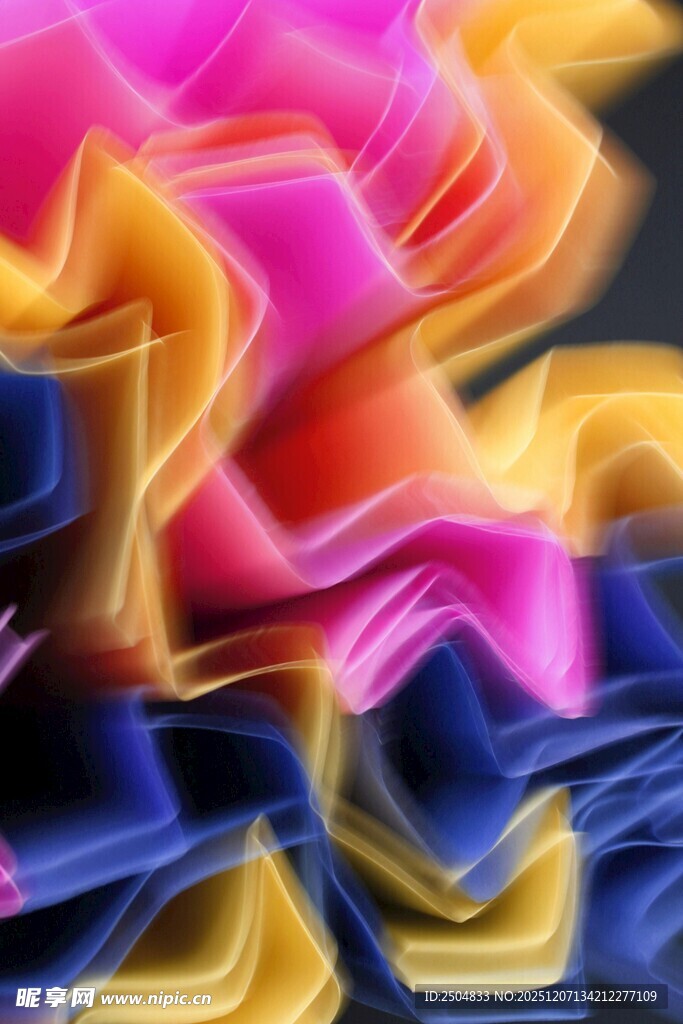 绚丽多彩抽象动感线条图案