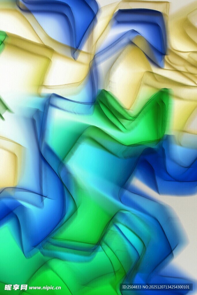 抽象多彩流体艺术图案