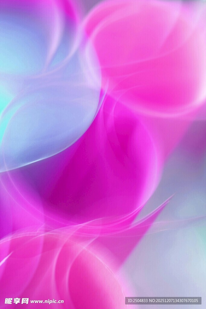 梦幻 变色彩流体图案