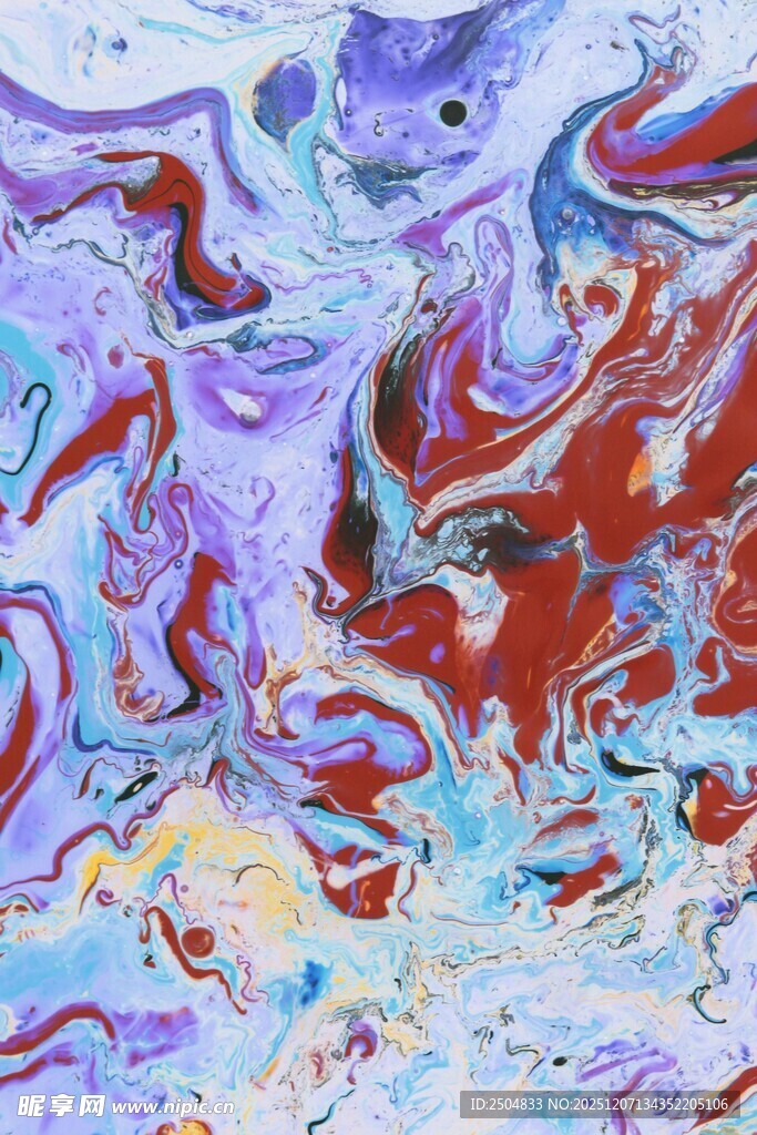 抽象流体艺术彩色纹理图