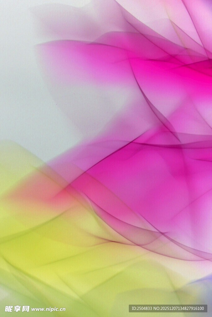 梦幻 变色彩抽象飘动图案