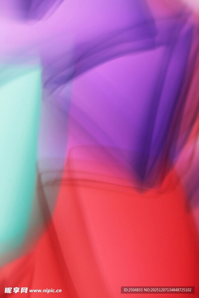 多彩抽象动感色块画面