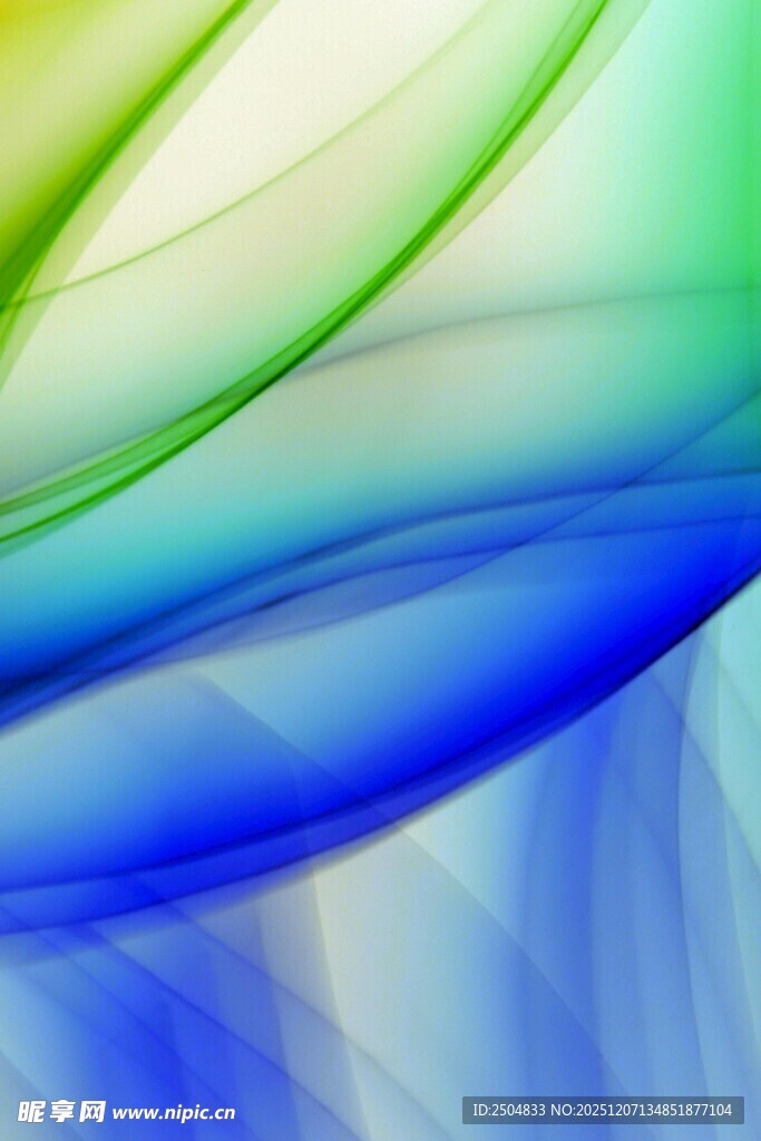 梦幻 变色彩抽象线条图