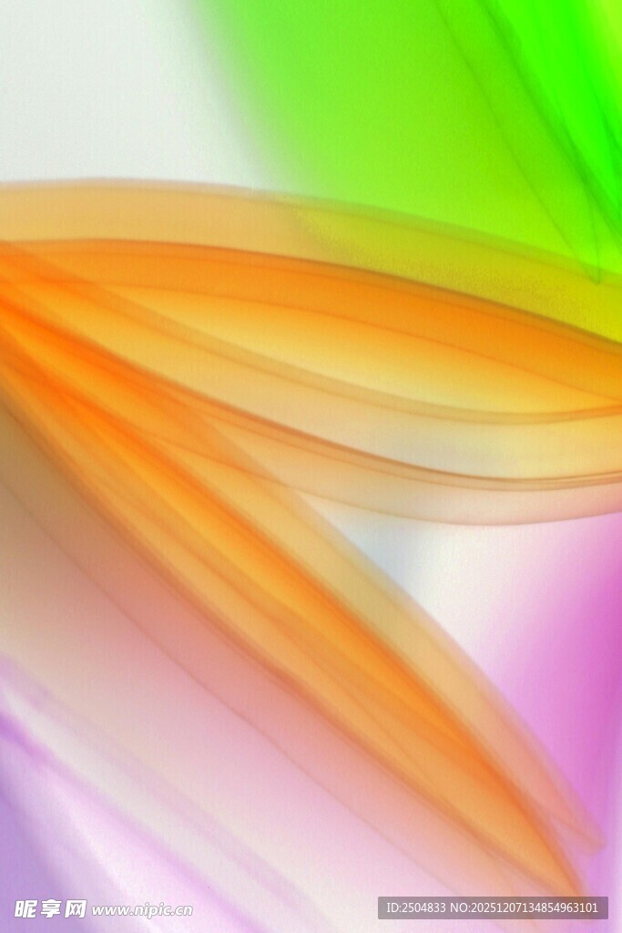 梦幻 变彩色飘逸丝状物