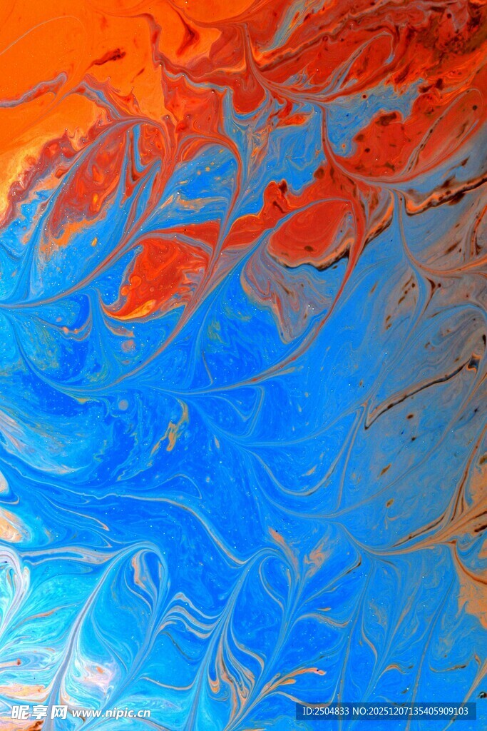 绚丽多彩抽象艺术画作