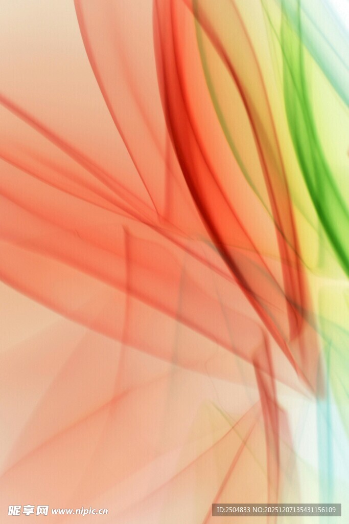 绚丽多彩抽象线条背景图