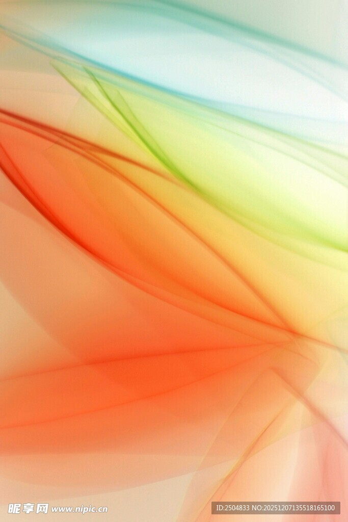 绚丽多彩抽象线条背景图