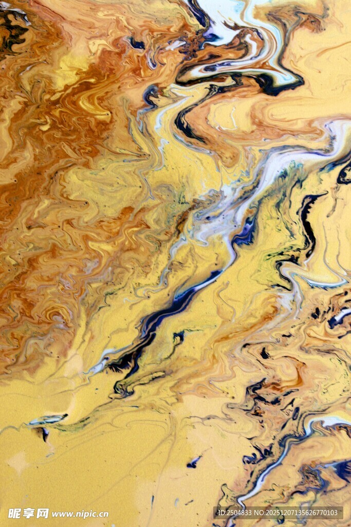抽象流体艺术纹理画面