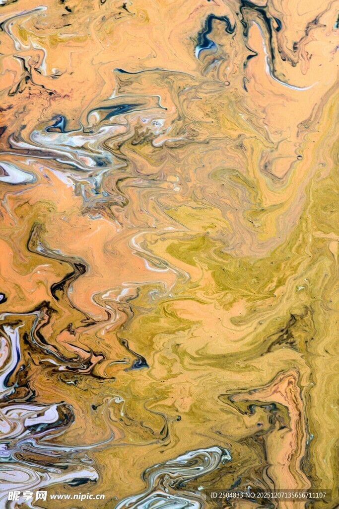 抽象艺术流体颜料纹理图