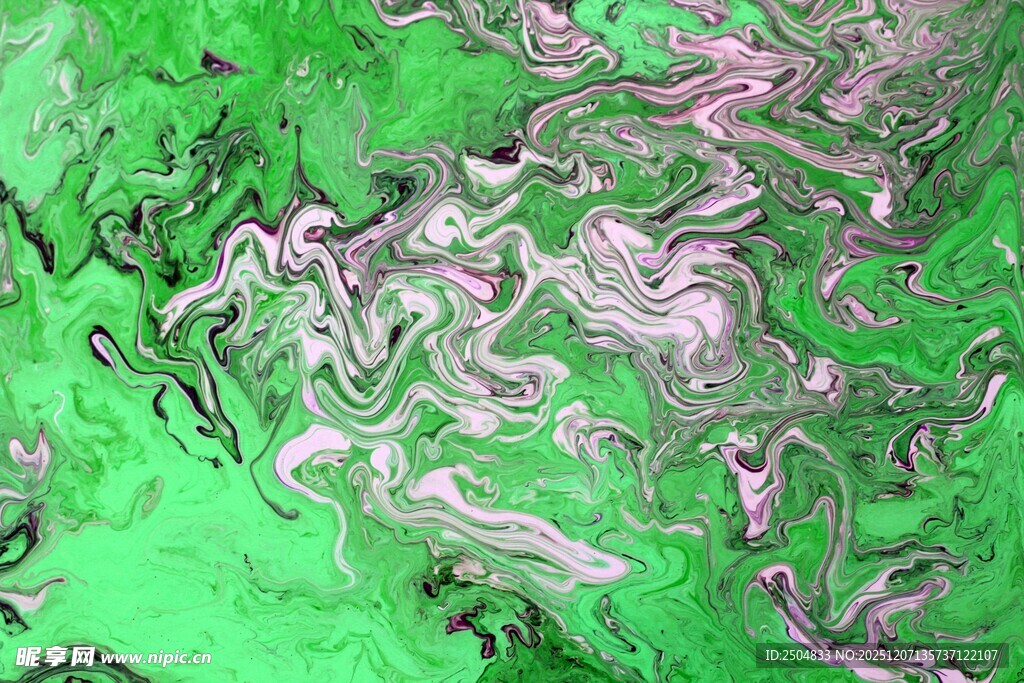 绿色抽象纹理艺术图案