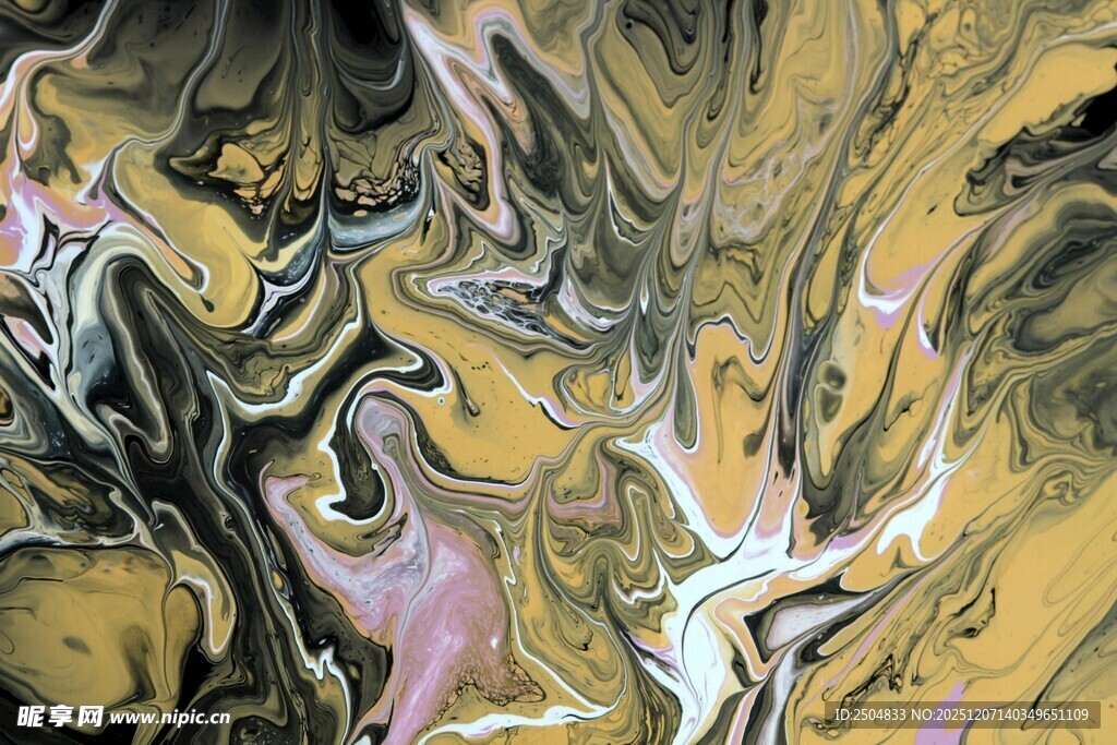 抽象流体艺术画作