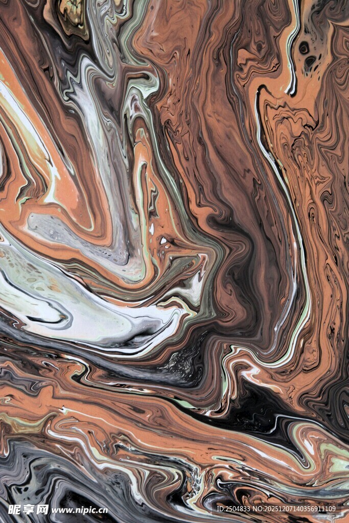 抽象流动纹理艺术图案