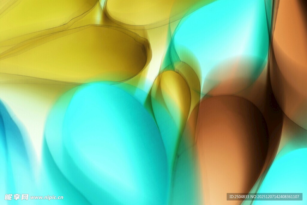 梦幻色彩流体艺术图案