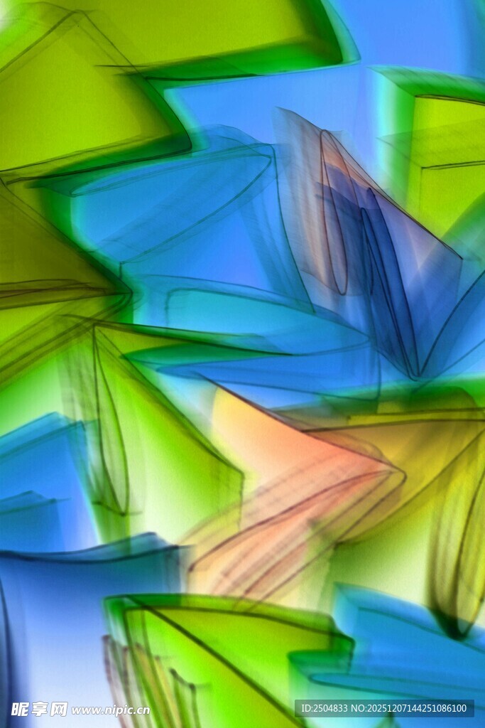 多彩几何抽象图案背景