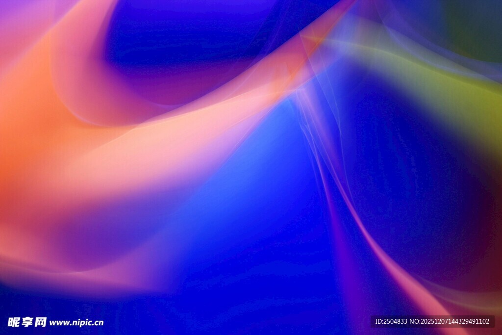 梦幻炫彩流体背景图