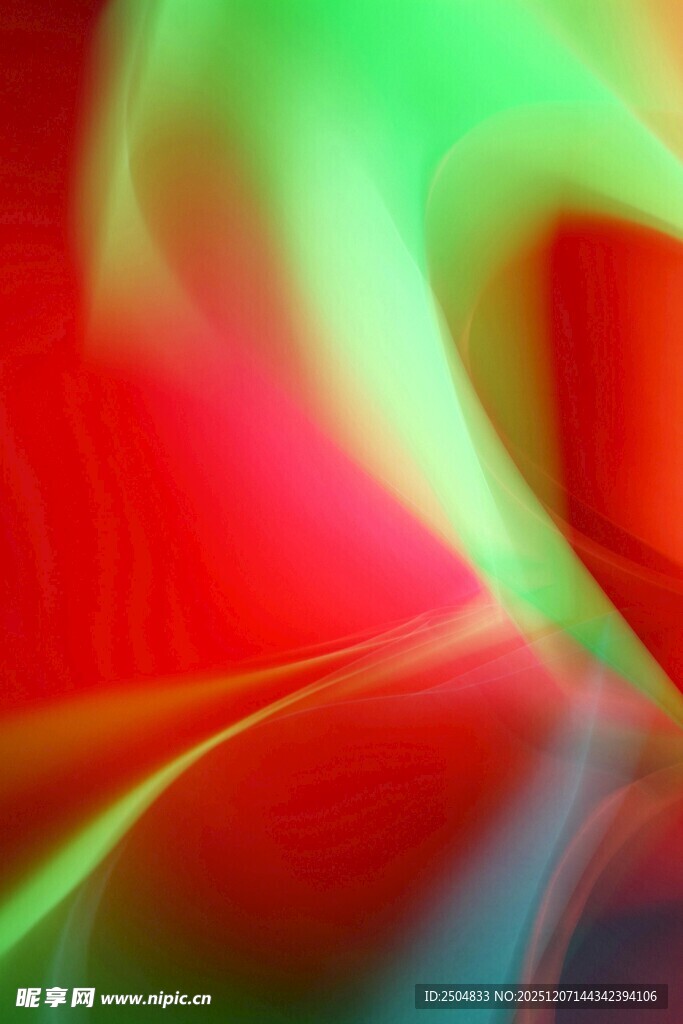 绚丽多彩抽象光影背景