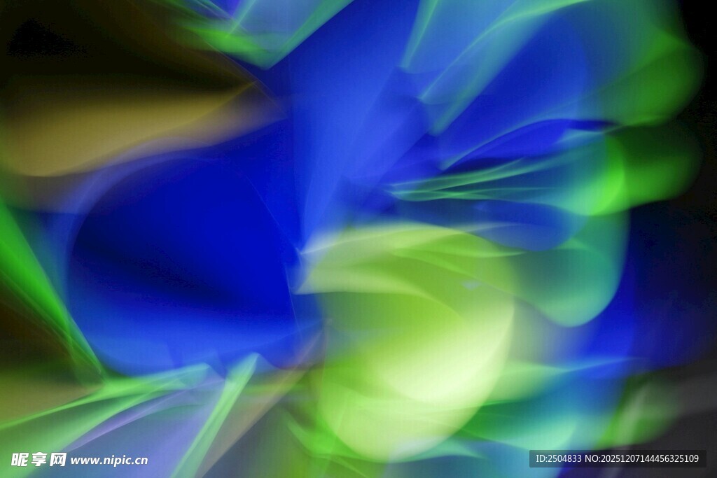 梦幻炫彩抽象光影画面