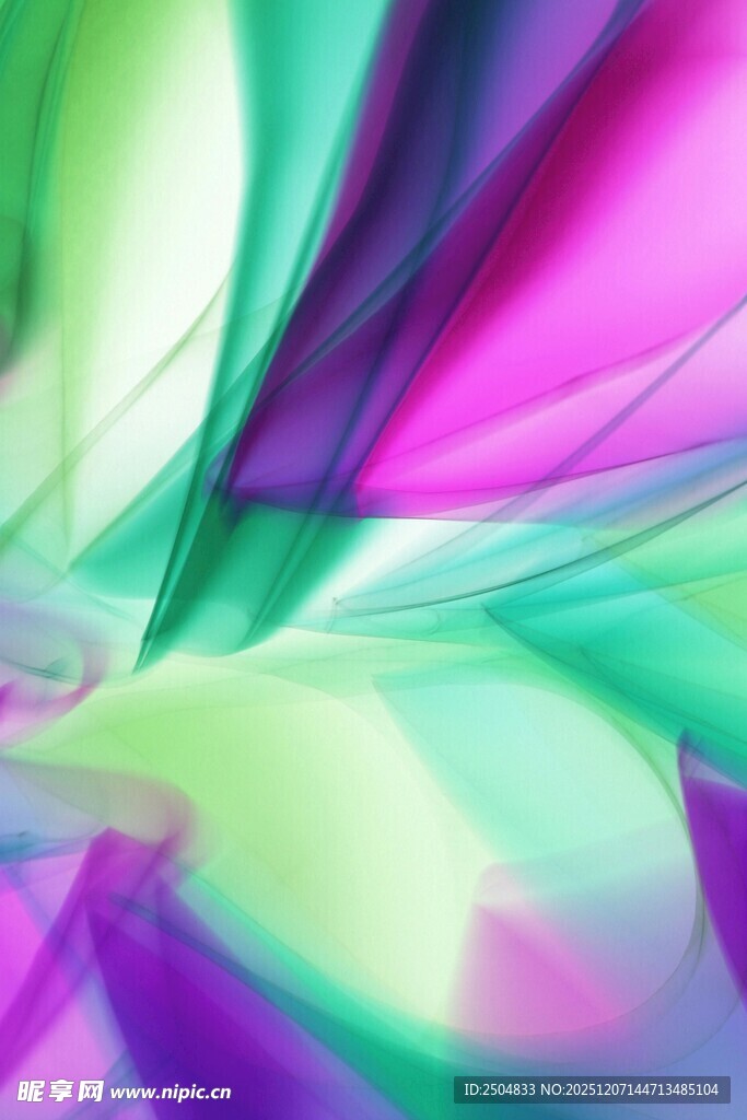 梦幻炫彩抽象流体图案