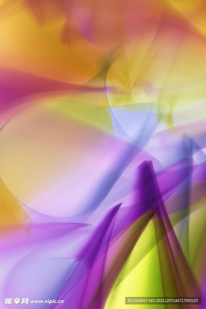 梦幻多彩抽象光影背景