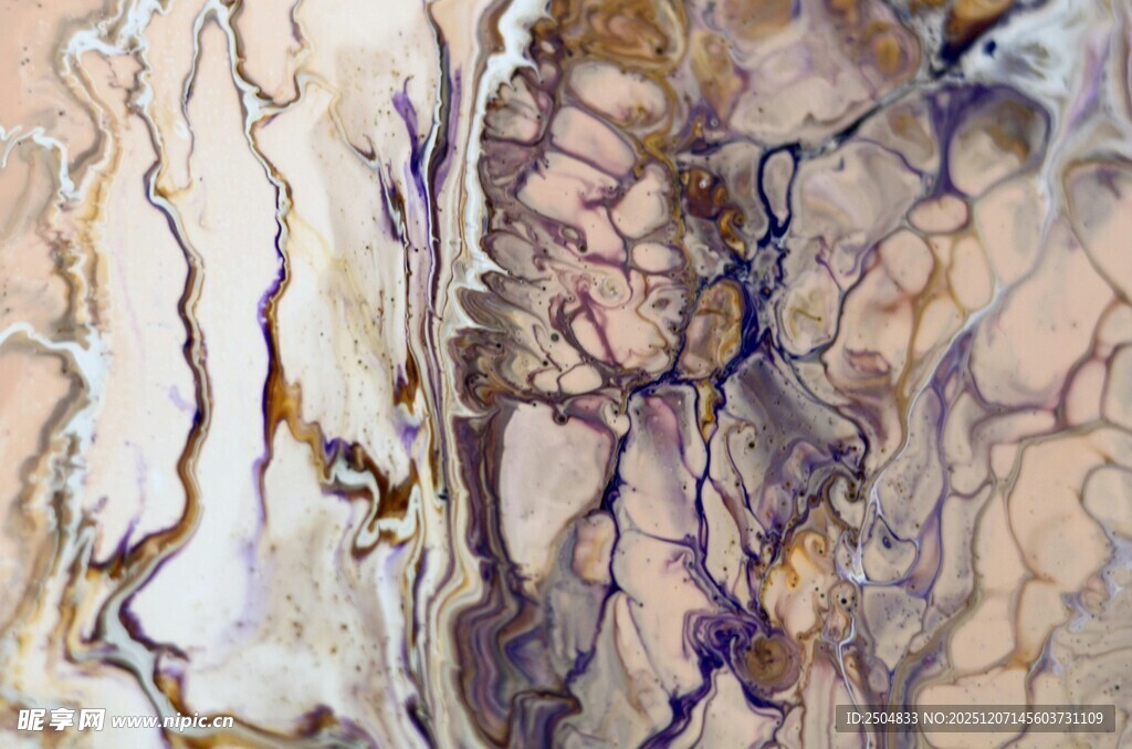 抽象大理石纹理艺术画面