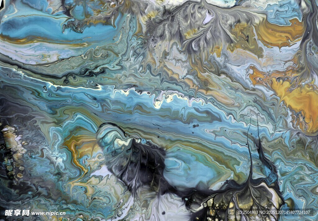 抽象海洋奇幻艺术画作