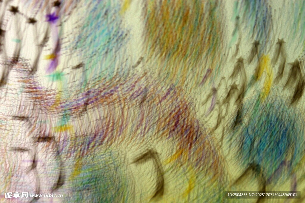 抽象多彩数字艺术画面