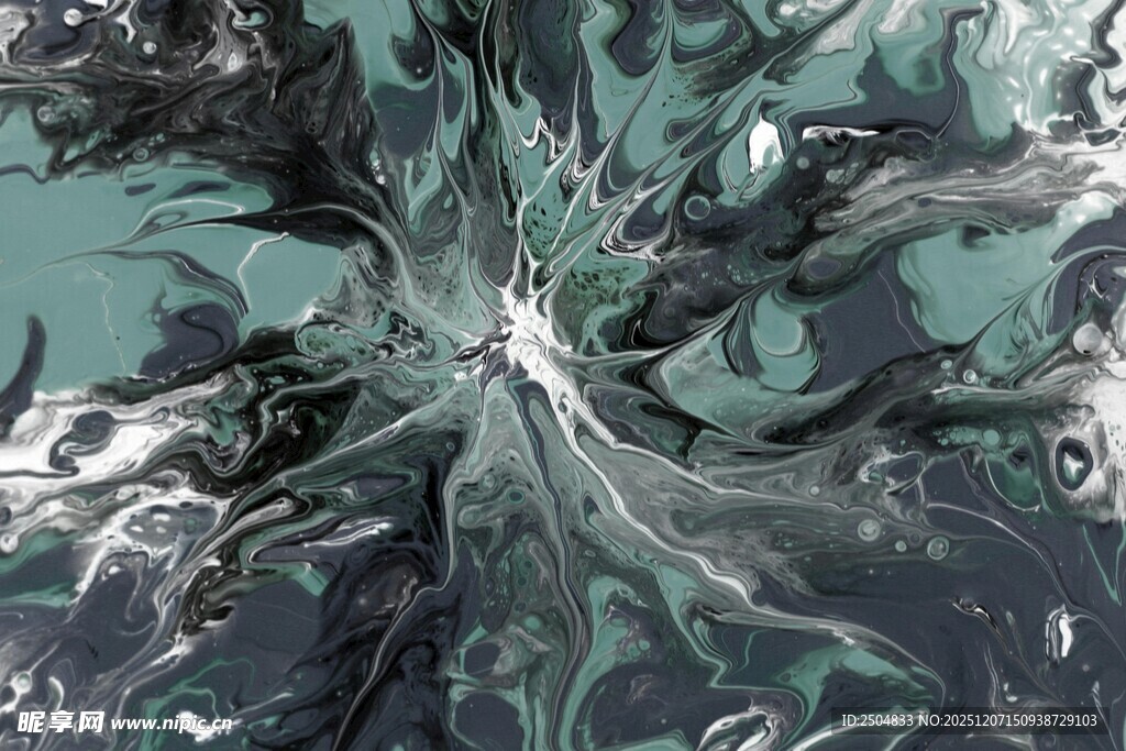 抽象墨韵艺术纹理图案