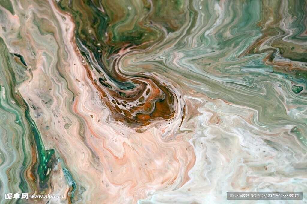 抽象多彩流体纹理图案