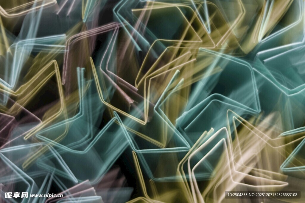 抽象多彩线条纹理图案