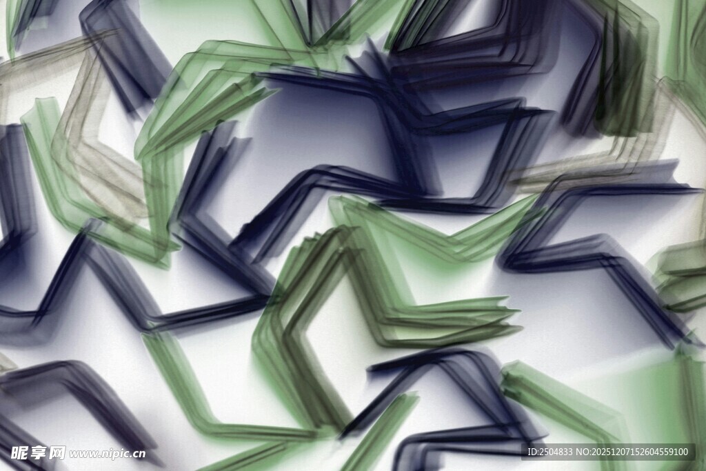 抽象几何绿色图案纹理