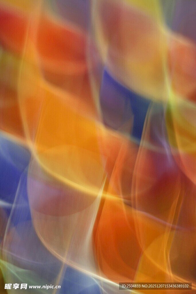 绚丽多彩抽象光影图案