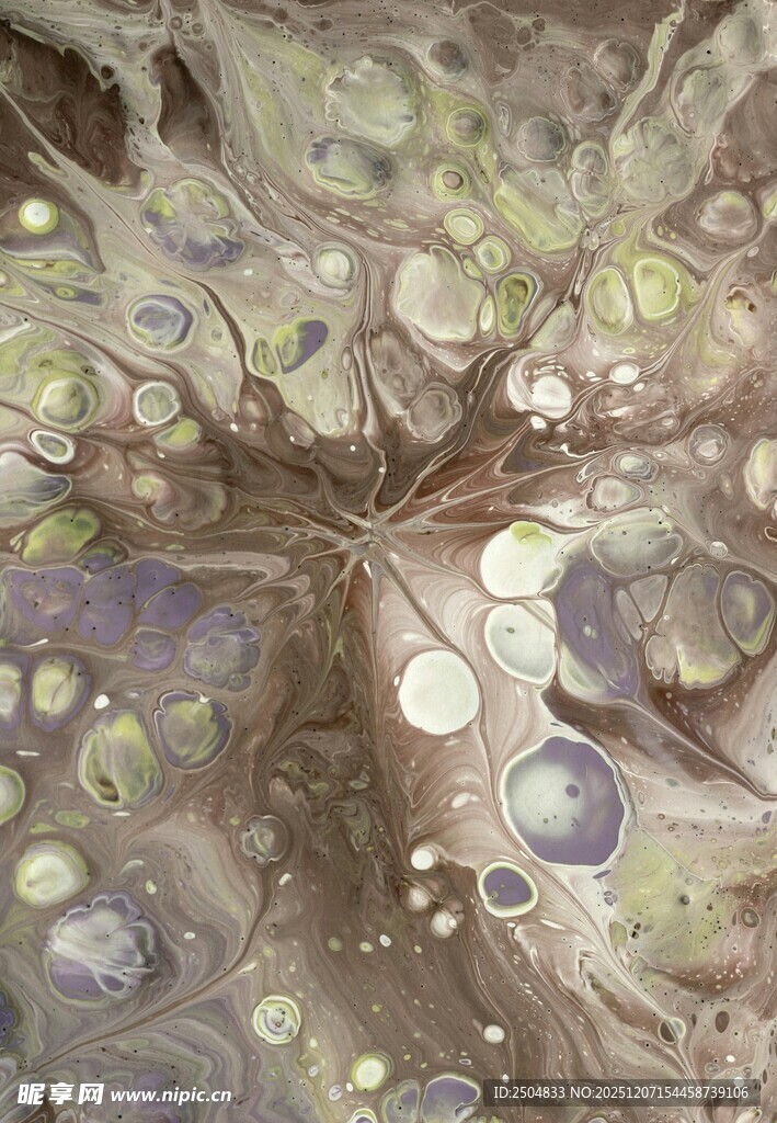 梦幻抽象细胞图案