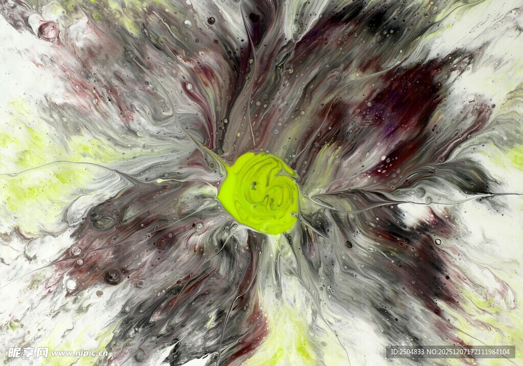 抽象梦幻花朵艺术图像