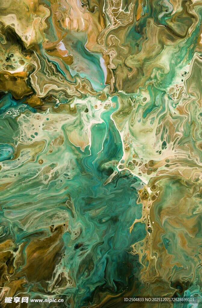 梦幻色彩抽象流体纹理