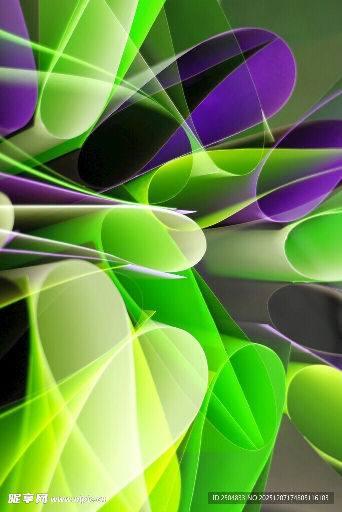 炫彩抽象动感几何图形