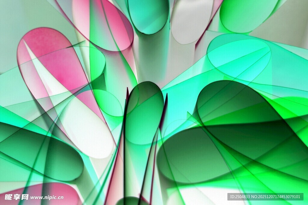 多彩抽象几何线条图案