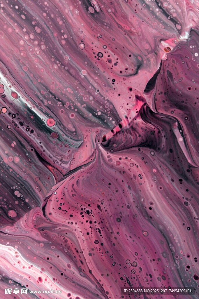 梦幻紫黑流体艺术纹理