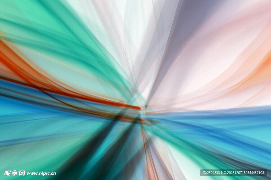 绚丽多彩抽象动感线条图