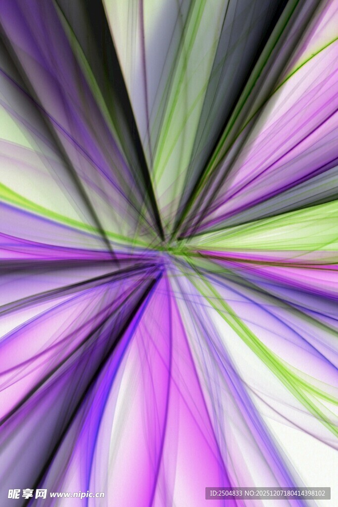 绚丽 变放射状抽象图形