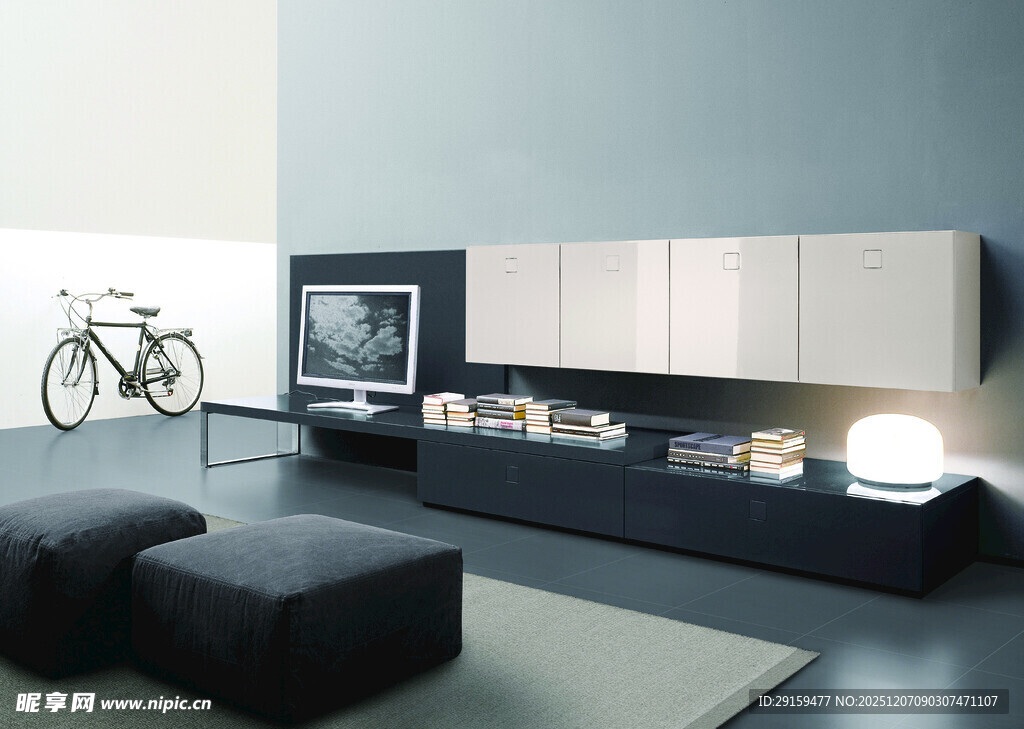 现代简约风格客厅电视柜