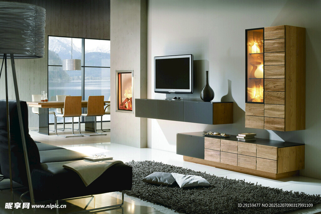 现代简约风客厅家居场景