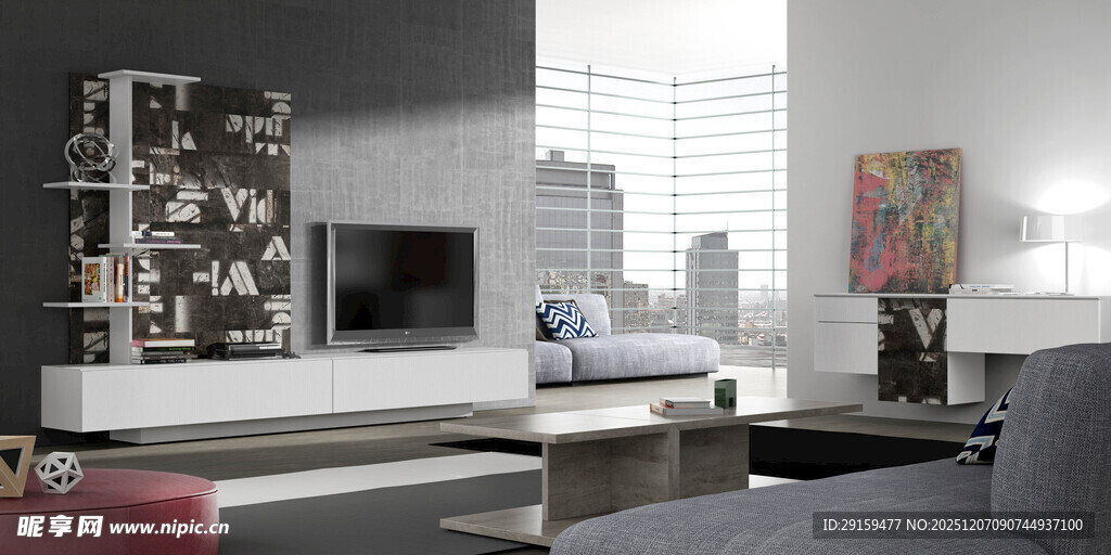 现代简约风格客厅一角