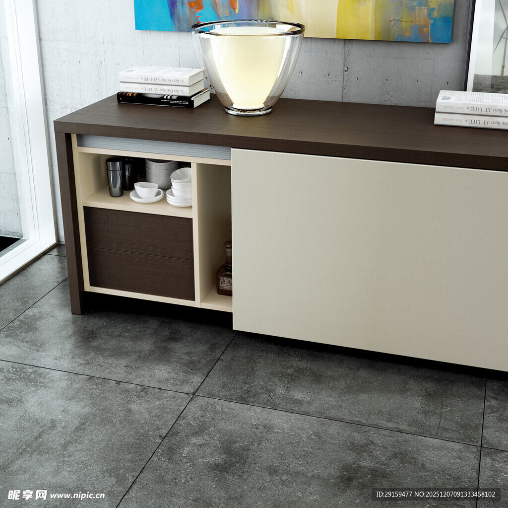 现代简约风格客厅电视柜