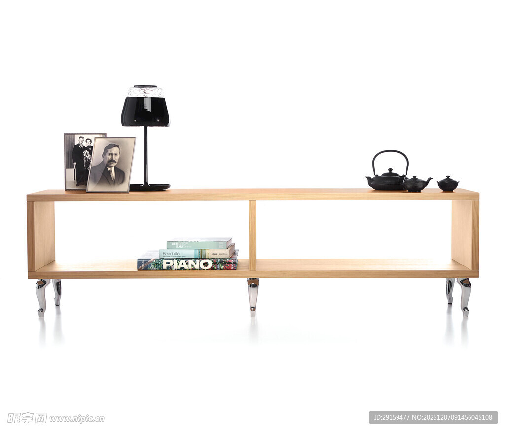 简约木质置物架实用美观