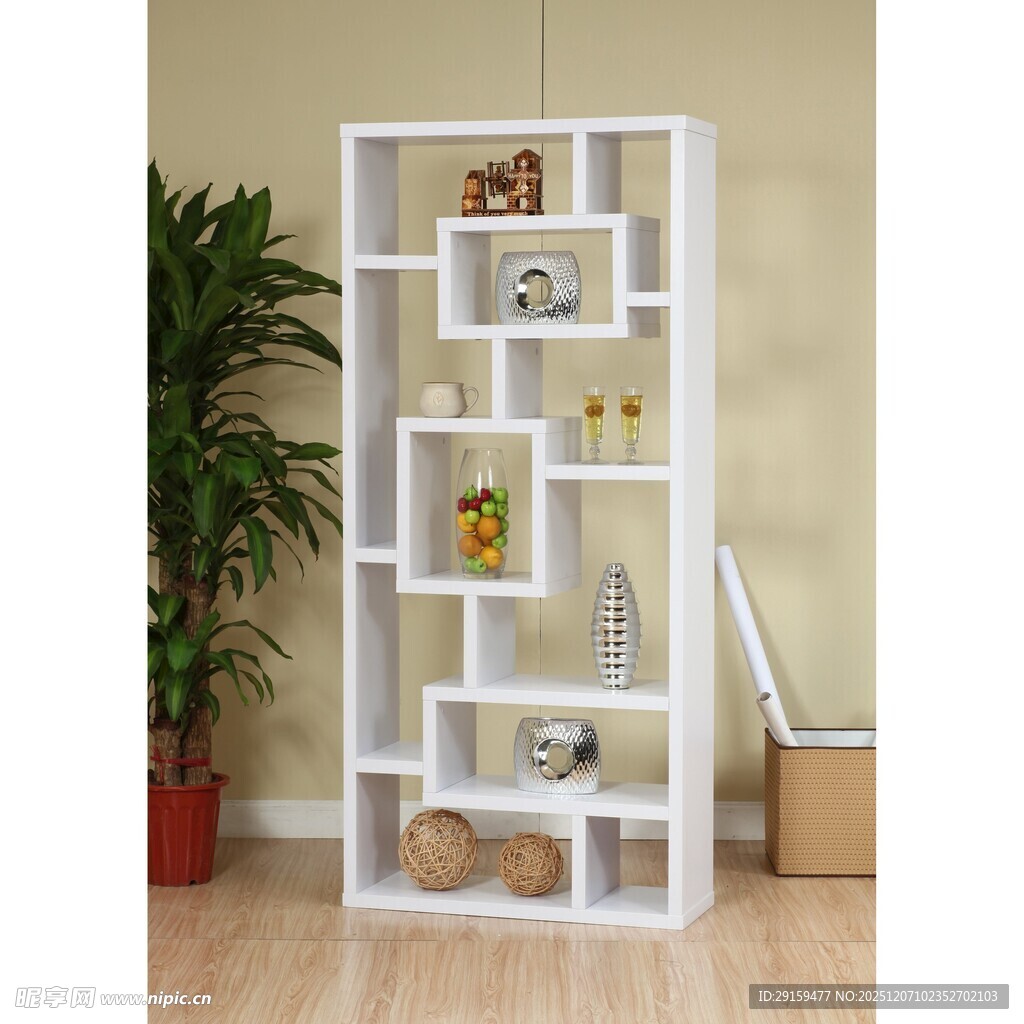 白色创意置物架展示架