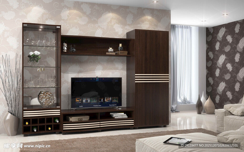 现代简约风格客厅电视柜