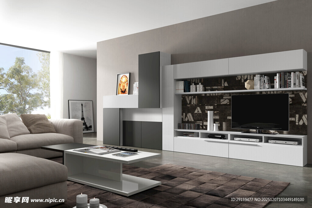 现代简约风格客厅一角